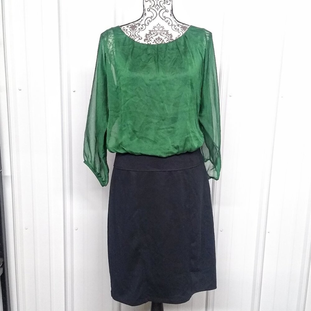The Limited Women's Green & Black Dress Size 10 / New With Tags ^4